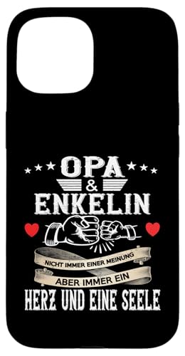 Opa und Enkelin Vatertag Geburtstag Geschenkidee Partnerlook Hülle für iPhone 15 Opa und Enkelin Vatertag Geburtstag Geschenkidee Partnerlook Hülle für iPhone 15 von Opa Vatertagsgeschenk Geburtstagsgeschenk Herren