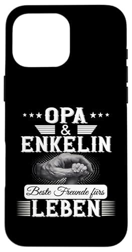 Opa und Enkelin Vatertag Geburtstag Geschenkidee Partnerlook Hülle für iPhone 16 Pro Max Opa und Enkelin Vatertag Geburtstag Geschenkidee Partnerlook Hülle für iPhone 16 Pro Max von Opa Vatertagsgeschenk Geburtstagsgeschenk Herren