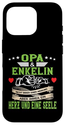 Opa und Enkelin Vatertag Geburtstag Geschenkidee Partnerlook Hülle für iPhone 16 Pro Opa und Enkelin Vatertag Geburtstag Geschenkidee Partnerlook Hülle für iPhone 16 Pro von Opa Vatertagsgeschenk Geburtstagsgeschenk Herren