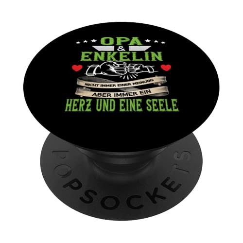 Opa und Enkelin Vatertag Geburtstag Geschenkidee Partnerlook PopSockets Klebender PopGrip Opa und Enkelin Vatertag Geburtstag Geschenkidee Partnerlook PopSockets Klebender PopGrip von Opa Vatertagsgeschenk Geburtstagsgeschenk Herren
