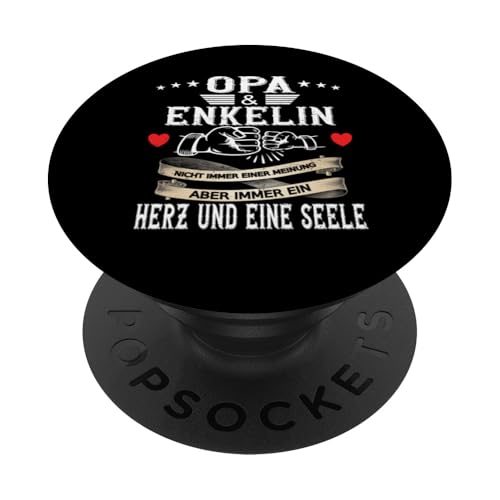 Opa und Enkelin Vatertag Geburtstag Geschenkidee Partnerlook PopSockets Klebender PopGrip Opa und Enkelin Vatertag Geburtstag Geschenkidee Partnerlook PopSockets Klebender PopGrip von Opa Vatertagsgeschenk Geburtstagsgeschenk Herren