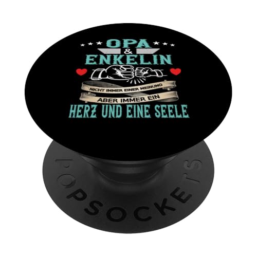 Opa und Enkelin Vatertag Geburtstag Geschenkidee Partnerlook PopSockets Klebender PopGrip Opa und Enkelin Vatertag Geburtstag Geschenkidee Partnerlook PopSockets Klebender PopGrip von Opa Vatertagsgeschenk Geburtstagsgeschenk Herren
