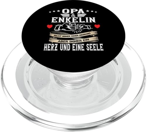 Opa und Enkelin Vatertag Geburtstag Geschenkidee Partnerlook PopSockets PopGrip für MagSafe Opa und Enkelin Vatertag Geburtstag Geschenkidee Partnerlook PopSockets PopGrip für MagSafe von Opa Vatertagsgeschenk Geburtstagsgeschenk Herren