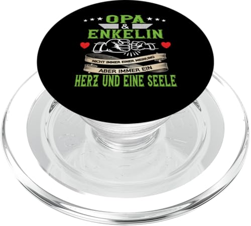 Opa und Enkelin Vatertag Geburtstag Geschenkidee Partnerlook PopSockets PopGrip für MagSafe Opa und Enkelin Vatertag Geburtstag Geschenkidee Partnerlook PopSockets PopGrip für MagSafe von Opa Vatertagsgeschenk Geburtstagsgeschenk Herren