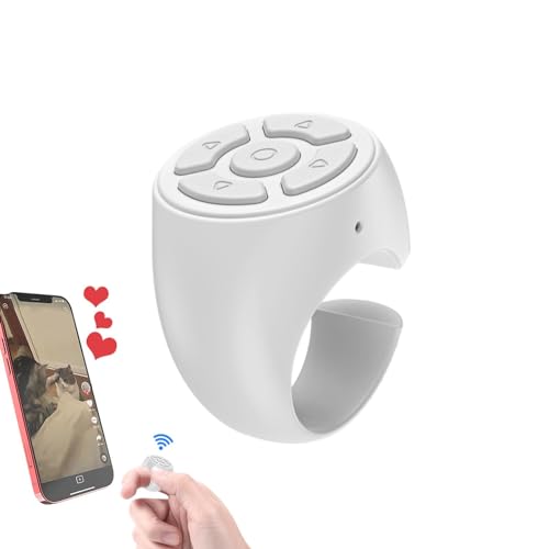 Scrolling Ring für Tik-Tok, Fernbedienung Page Turner, Tragbarer Fingertip Pager, Lazy Fingertip Kabellose Bluetooths Fernbedienung, Turn Ringe Seitenwender Bildschirmklicker, für Telefone und Tablets Scrolling Ring für Tik-Tok, Fernbedienung Page Turner, Tragbarer Fingertip Pager, Lazy Fingertip Kabellose Bluetooths Fernbedienung, Turn Ringe Seitenwender Bildschirmklicker, für Telefone und Tablets von Opdestn