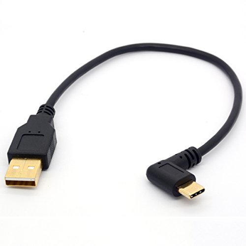 OpenII Vergoldetes USB-Typ-C-Kabel, rechtwinkliger USB-C-Stecker auf USB-A-Stecker, Verlängerungskabel-Konverter. von OpenII