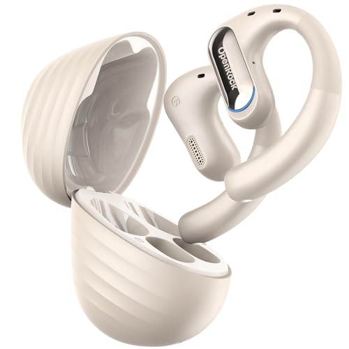 OpenRock Pro Open-Ear Bluetooth 5.2 Kopfhörer, Air Conduction Kabellose Kopfhörer mit bügel 46-Std-Spielzeit,Tiefer Bass,ENC Call Noise Cancelling,IPX5 Wasserdicht,für Sport,Laufen von OpenRock