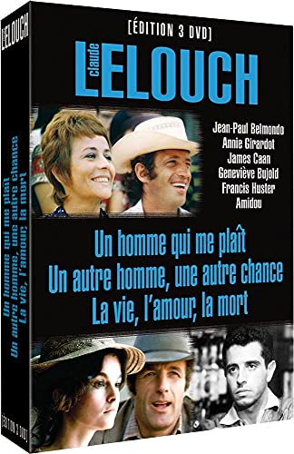 Claude Lelouch, vol. 2 : Un homme qui me plaît / Un autre homme, une autre chance / La vie, l'amour, la mort - coffret 3 DVD [FR Import] von Opening