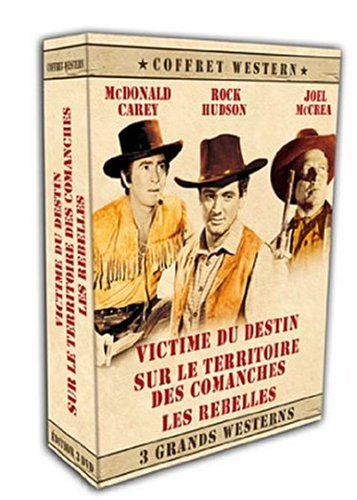 Coffret Western : Victime du destin / Sur le territoire des Comanches / Les rebelles - 3 DVD [FR Import] von Opening