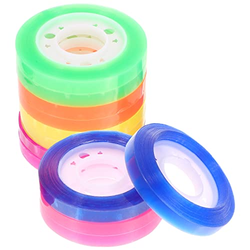 12 Rollen Farbe Transparentes Klebeband Durchsichtiges Reparaturband Regenbogen-abdeckbänder Geschenkverpackungsband Grafikband Farbiges Packband Aufkleber Bopp Macaron Student 12 Rollen Farbe Transparentes Klebeband Durchsichtiges Reparaturband Regenbogen-abdeckbänder Geschenkverpackungsband Grafikband Farbiges Packband Aufkleber Bopp Macaron Student von Operitacx