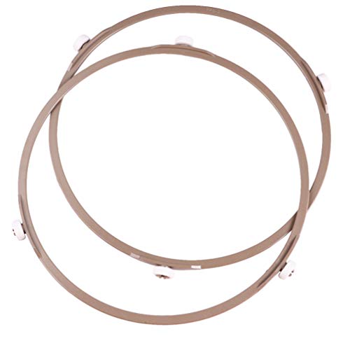 2st Halterung Für Mikrowellen-plattenspieler Kunststoffring Drehbares Tablett Plattenring Radring Mikrowellen-innenring Mikrowellenkreisring Rotieren Armband Drehscheibe Plastik von Operitacx