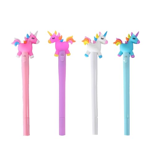 4 Stück Leuchtender Unterschriftenstift Stifte Aufleuchten Goodie-bag-füller Stifte Für Tierzeichen Markierungsstifte Zeichnen Tier Stifte Glitzergel Tragbar Plastik Student Tinte von Operitacx