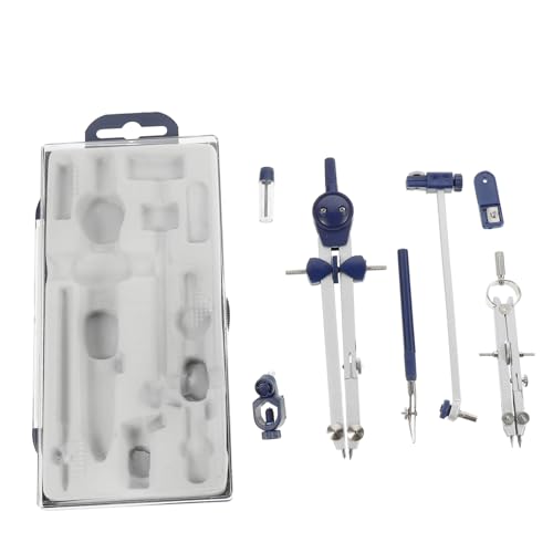 Operitacx 1 Satz 7 Stück Kompass-set Präzisionswerkzeuge Farbig Selbst Zeichnung Professionelle Zeichenzirkel Multifunktionale Zeichenwerkzeuge Professionelle Kompasswerkzeuge Blue Metall Operitacx 1 Satz 7 Stück Kompass-set Präzisionswerkzeuge Farbig Selbst Zeichnung Professionelle Zeichenzirkel Multifunktionale Zeichenwerkzeuge Professionelle Kompasswerkzeuge Blue Metall von Operitacx
