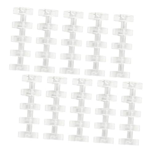 Operitacx 1 Satz Binder Bull Clips Schlüsselanhängerringe Runde Kordel Büroklammern Klemmen Befestigungsbrett Clip Buchringe Loseblattpapier College Liniert Dokument Verschlussclip 10 Stück von Operitacx