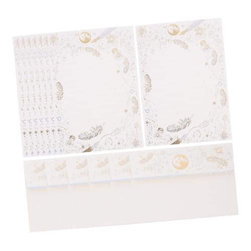 Operitacx 1 Satz Federumschlagbuchstabenpapier Set Schreiben schmucklos Schreibwaren farbig altes Schreibpapier Briefpapier Briefpapier Vintage-Briefpapiere Vintage Emvelope Operitacx 1 Satz Federumschlagbuchstabenpapier Set Schreiben schmucklos Schreibwaren farbig altes Schreibpapier Briefpapier Briefpapier Vintage-Briefpapiere Vintage Emvelope von Operitacx