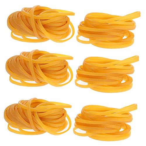 Operitacx 1 Satz Gummiband Gummiring Snowboardhalter Skibremsenhalter Outdoor-zubehör Skibremshalter Pflanzliche Bindeband Gummihalter Gummiband Für Snowboardbremsen Bindebänder Orange von Operitacx
