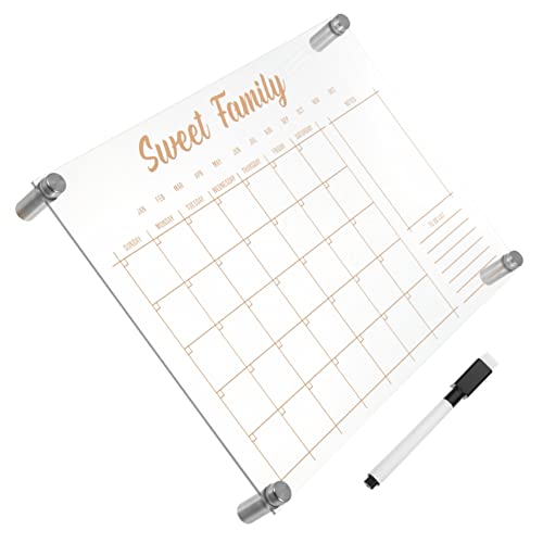 Operitacx 1 Satz Notiztafel Kalenderplaner akademisch Planke Veranstalter ich Trockener Löschbrett Weißes Brett Kleines, trocken abwischbares Whiteboard Memo -Vorstand Acryl Transparent Operitacx 1 Satz Notiztafel Kalenderplaner akademisch Planke Veranstalter ich Trockener Löschbrett Weißes Brett Kleines, trocken abwischbares Whiteboard Memo -Vorstand Acryl Transparent von Operitacx