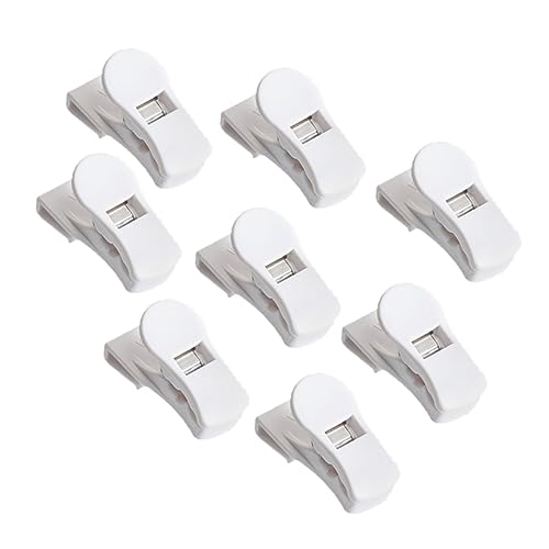 Operitacx 1 Satz Ordner Kühlschrank Gefrier-organizer-behälter Kühlschrank Seitentür Clip Kühlschrank-trennclip Essen Kühlschrank-klassifizierungsclip Clip Für Kühlschrank Abs Weiß 8 Stück von Operitacx