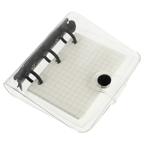 Operitacx 1 Set Loseblatt Taschen Spiralnotizblock Mini Notizblöcke Liniertes Notizbuch Spiralnotizbuch Rasternotizbuch Durchsichtige Hüllen Für Ordner Mini Notizblock Transparentes von Operitacx