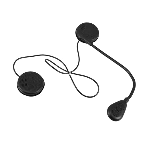 Operitacx 1 Set Ultradünnes Motorradhelm-Headset Mit Integriertem Mikrofon, Kabelloser Musikkopfhörer, Navigations- Und Kommunikationskopfhörer Für Outdoor-Sportarten von Operitacx