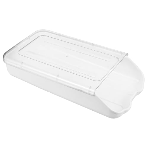 Operitacx 1 Stück Eierkarton Lagerung für Eierträger Tabletts Platzsparender Küchen-Organizer egg tray eier behälter Eierkühler Eierknacker Kühlschrank-Eier-Organizer Plastik Transparent von Operitacx