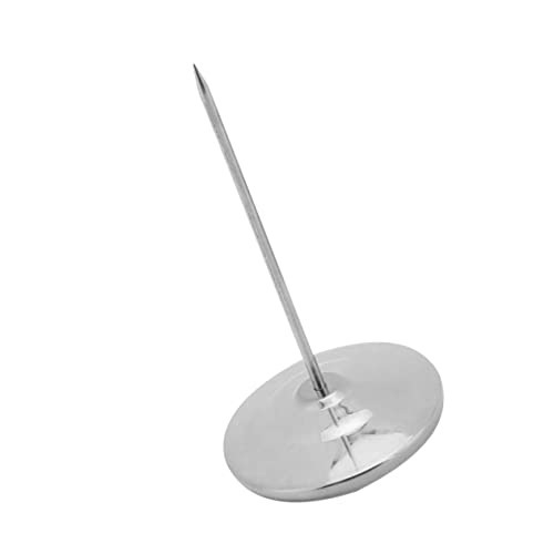 Operitacx 1 Stück Einzelsteckdose Halter Bill Spike Pole Check Spindel Für Restaurant Quittung Spike Posterständer Menü Bill Haken Quittungen Spike Restaurant Quittung Edelstahl von Operitacx