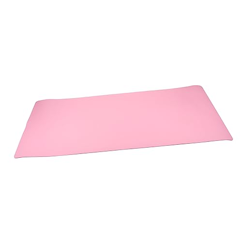 Operitacx 1 Stück Rutschfestes Mauspad Laptop-Gaming-Mauspad Gaming - -Pad Schreibunterlage Laptop - -Pad verschleißfester Schreibblock Haushaltsmaus -Pad Tisch Mauspad vorne pu Rosa von Operitacx