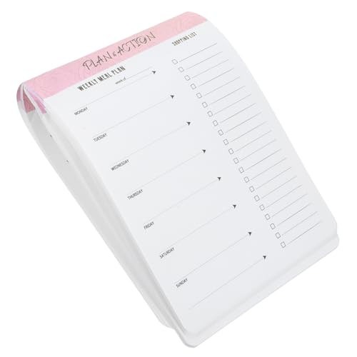 Operitacx 1 notebook for school Notizbuch für die Schule Schwarzes Rosenmuster Notizbuch Notizpolster Notizblöcke Masse Schreibwaren Büro-Notizblöcke Haushaltsplaner Notizblock Papier von Operitacx