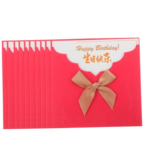 Operitacx 10 Sets Geburtstagsgrußkarten Feierkarten Geburtstagsgeschenk Für Frauen Männer Mann Ehemann Mama Dad Tochter Rot Operitacx 10 Sets Geburtstagsgrußkarten Feierkarten Geburtstagsgeschenk Für Frauen Männer Mann Ehemann Mama Dad Tochter Rot von Operitacx