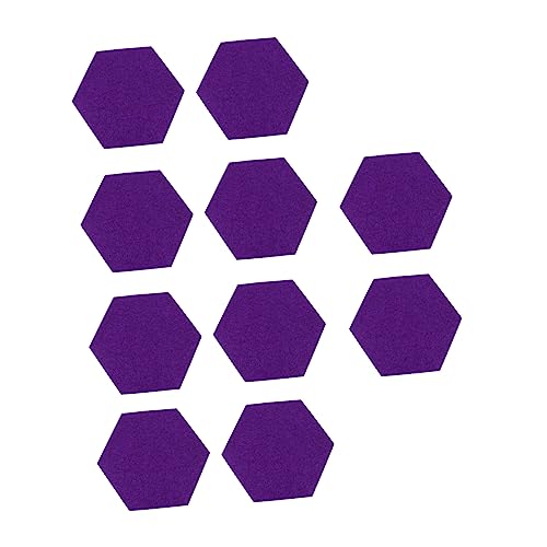 Operitacx 10 Stück Dreidimensionales Message Board erste Pads für Wandanzeigetafeln Schwarz Wanddekoration Pinnwand dekoration sechseckige Filzplatte Anzeigetafel aus Filz gefühlt Violett Operitacx 10 Stück Dreidimensionales Message Board erste Pads für Wandanzeigetafeln Schwarz Wanddekoration Pinnwand dekoration sechseckige Filzplatte Anzeigetafel aus Filz gefühlt Violett von Operitacx