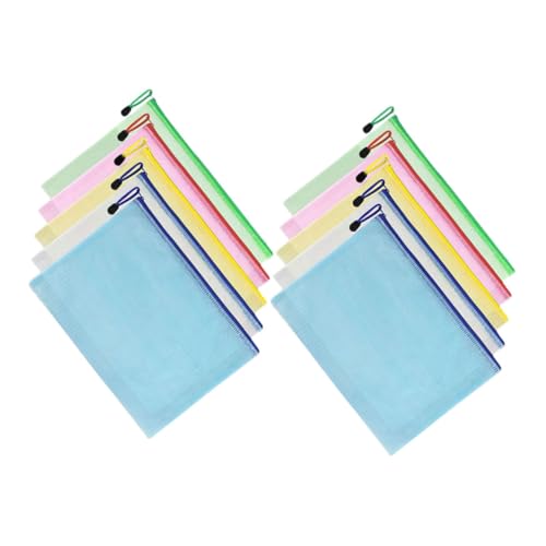 Operitacx 10 Stück Informationstasche Reißverschlussbeutel Netztaschen mit Reißverschluss Mesh-Aufbewahrungstaschen mit Reißverschluss Federmäppchen kunststoff Reisemappe für Dokumente PVC Operitacx 10 Stück Informationstasche Reißverschlussbeutel Netztaschen mit Reißverschluss Mesh-Aufbewahrungstaschen mit Reißverschluss Federmäppchen kunststoff Reisemappe für Dokumente PVC von Operitacx