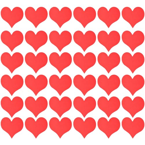 Operitacx 100st Liebeskarte Valentinstag Herzkarte Geschenkverpackungsanhänger Valentine Herzkarten Rotes Herz Herzformen Aus Papier Herzkarte Zum Verschenken Perlenpapier Grußkarte von Operitacx