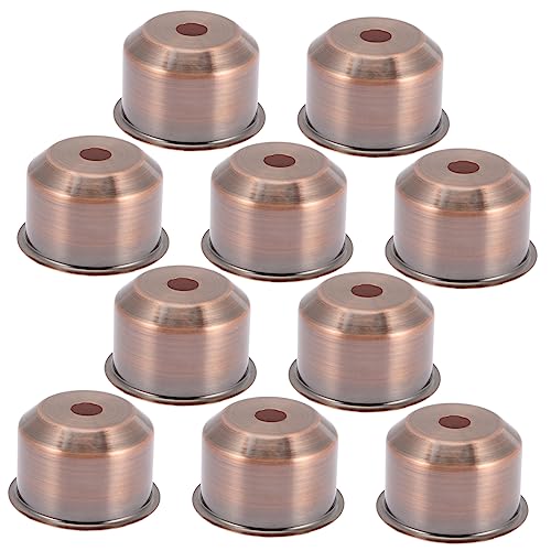 Operitacx 10Stücke Lampenfassung Eisenlampenhalterbecher Teilig Für Tischlampe Wandlampe Deckenlampe Langlebig Und Exquisite Verarbeitung Für DIY Projekte von Operitacx
