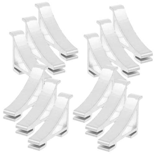 Operitacx 12 Stück Gefrierhaken Kühlschrank Organizer Kühlschrank Trennklammer Kühlschrank Clips Kühlschrank Clips Kühlschrank Zubehör Kühler Kühlschrank Organizer Regal Clips von Operitacx