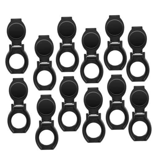 Operitacx 12 Stück Sichtschutz Kameraobjektiv Web-Kamera Kamera-Webcam-objektivdeckel Schild Laptop-Webcam Linsenabdeckungen Nockenabdeckung Schützend Stichworte Laptop-Kamera USB Black Abs von Operitacx