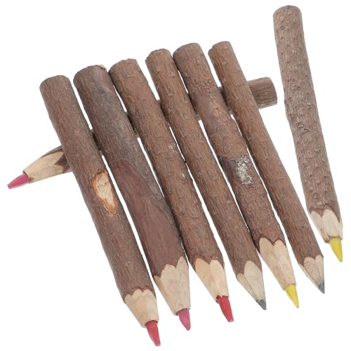 Operitacx 16 Stück Zweig Buntstifte Ast Bleistifte Ast Buntstifte Rindenstift Holzzweig Bleistift Operitacx 16 Stück Zweig Buntstifte Ast Bleistifte Ast Buntstifte Rindenstift Holzzweig Bleistift von Operitacx