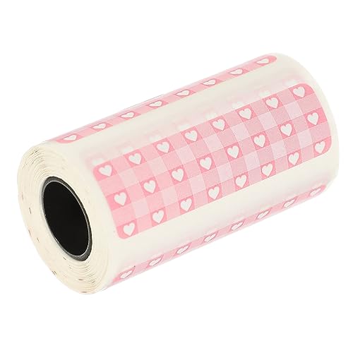 Operitacx 1Rolle Thermopapier für Sofortbildkamera Mehrzweck Thermopapier Herzen Kompatibel mit Etikettendrucker Langlebig und Fusselfrei für Drucke von Operitacx