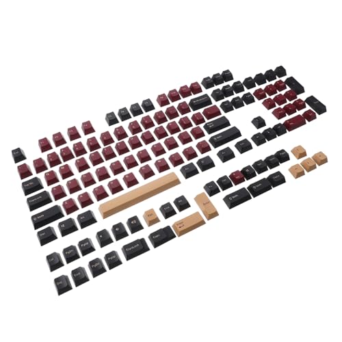 Operitacx 1Satz Pbt Keycaps Ergonomische Tastenkappen für Mechanische Tastaturen Langlebig Farbecht für Gaming Büroanwendungen Kompatibel mit Gängigen von Operitacx