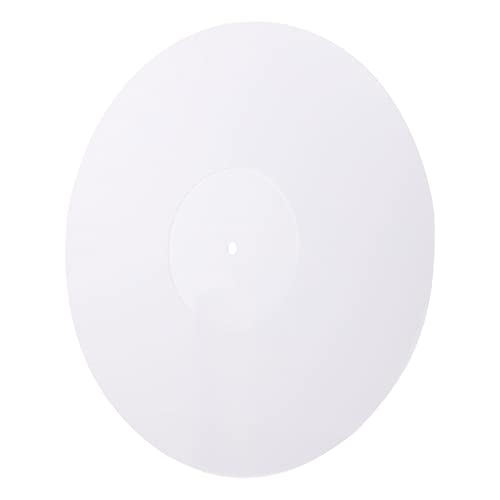 Operitacx 1Stück Acryl Matte Antistatisch Turntable Zubehör für Vinyl Schallplatten Geräuschreduzierung rutschfest Weiß Audioplayback Zuhause Operitacx 1Stück Acryl Matte Antistatisch Turntable Zubehör für Vinyl Schallplatten Geräuschreduzierung rutschfest Weiß Audioplayback Zuhause von Operitacx