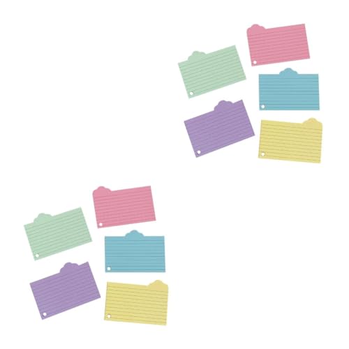Operitacx 2 Sätze Vokabelheft Aus Notizpapier Student Flashcard Mit Materialien Bunt Notizblöcke Zum Lernen Farbenfrohe Karteikarten Notizkarten Für Das Studium Notizbilder 125 Blätter * 2 Operitacx 2 Sätze Vokabelheft Aus Notizpapier Student Flashcard Mit Materialien Bunt Notizblöcke Zum Lernen Farbenfrohe Karteikarten Notizkarten Für Das Studium Notizbilder 125 Blätter * 2 von Operitacx