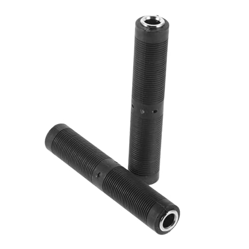 Operitacx 2 Stück Audio-Adapter Kopfhörer -Steckeradapter Stereo -Adapter -Tischler Audio-Klinkenadapter Kopfhörer -Adapterbuch Jack Connector Stereo Metall Black Operitacx 2 Stück Audio-Adapter Kopfhörer -Steckeradapter Stereo -Adapter -Tischler Audio-Klinkenadapter Kopfhörer -Adapterbuch Jack Connector Stereo Metall Black von Operitacx