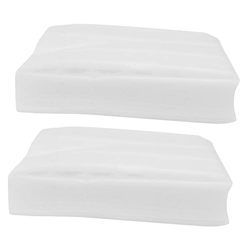 Operitacx 2 Stück Eierablage egg tray eihalter eieraufbewahrung Eiertransport egg storage Eierkartons Behälter Eierverpackungstabletts Eierschalen für den Haushalt Perlenbaumwolle Weiß von Operitacx