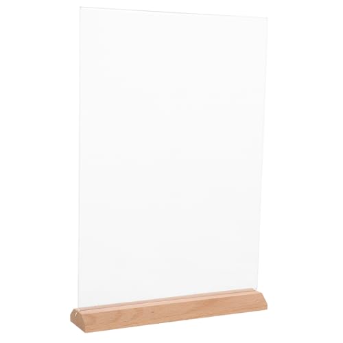 Operitacx 2 Stück Präsentationsständer aus Acryl klar steht für die Anzeige Ereignis Schildhalter begrüßen Speisekarte Willkommen Tischschild Stehender Restaurant-Menühalter Holz Transparent Operitacx 2 Stück Präsentationsständer aus Acryl klar steht für die Anzeige Ereignis Schildhalter begrüßen Speisekarte Willkommen Tischschild Stehender Restaurant-Menühalter Holz Transparent von Operitacx