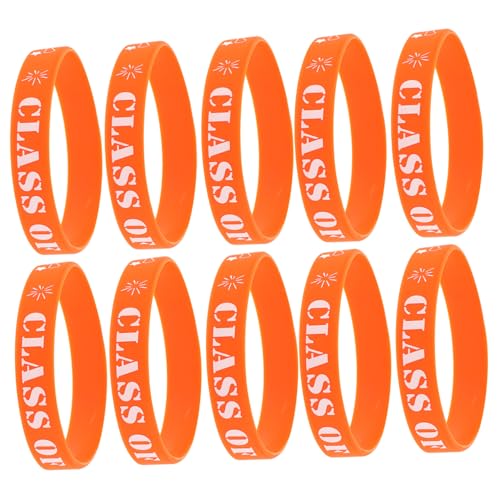 Operitacx 20 Stück 2025 Armbänder Für Mottopartys Gastgeschenke Zur Abschlussfeier Für Gäste Gefälligkeiten Für Abschlussfeiern Armbänder Zur Abschlussfeier Graduierungsarmbänder Kieselgel von Operitacx