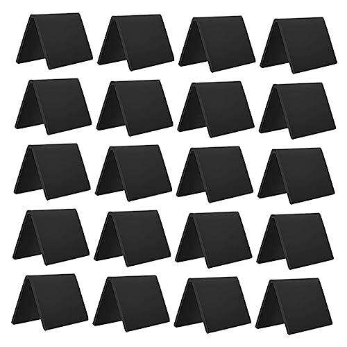 Operitacx 20 Stück Beschilderung Schreibtafel Beachten Planke Zeichen Tafel Schreiben Restaurant-notiztafel Nachricht Desktop-bulletin Restaurant-message-board Led Schwarz Groß Acryl Black von Operitacx