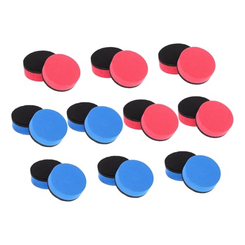 Operitacx 20 Stück Magnetplatte abwischen Mini-Trockenradierer trockener Radiergummi Radiergummis Planke Weiß Mehrzweck-Reinigungs-Radierer Radiergummi auf Glas-Whiteboard Eva rot Operitacx 20 Stück Magnetplatte abwischen Mini-Trockenradierer trockener Radiergummi Radiergummis Planke Weiß Mehrzweck-Reinigungs-Radierer Radiergummi auf Glas-Whiteboard Eva rot von Operitacx