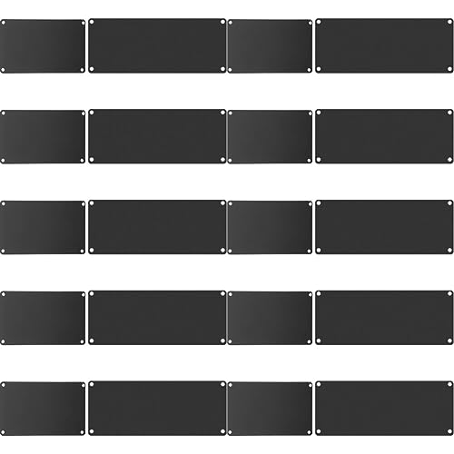 Operitacx 20st Individuelle Schilder Gravierte Türschilder Sublimationsplatten Leeres Schild Drucken Leeres Metallschild Metall-wärmeübertragungsschilder Aluminium Universal- Hausnummer von Operitacx