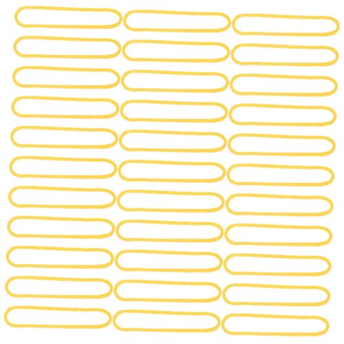 Operitacx 2Er-Pack Gummiband gummibänder Tie-Dye-Accessoires schwarze Wäschefarbe Mülleimerbänder Dinge zum Färben Bindfärben Tie-Dye-Tools Webbänder Ranger Band Yellow von Operitacx