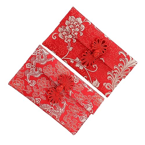 Operitacx Hochzeitsgeschenke für Paare Elegante Chinesische Bestickte Rote Paketumschläge Neujahrsdekor Operitacx Hochzeitsgeschenke für Paare Elegante Chinesische Bestickte Rote Paketumschläge Neujahrsdekor von Operitacx