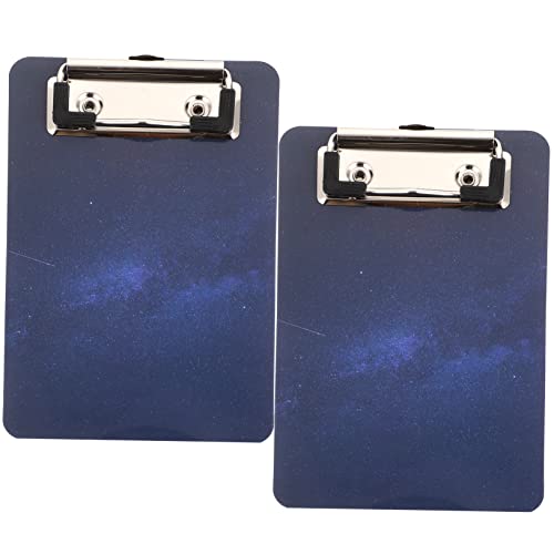 Operitacx 3 Sätze Papierhalter Planke Taschen-klemmbrett Schreibtisch Schreibwaren Schreibtafel Buchstabentafel Mappen Kunststoff-klemmbrett Unterstützung Beim Schreiben Abs Blue 2 Stück * 3 von Operitacx